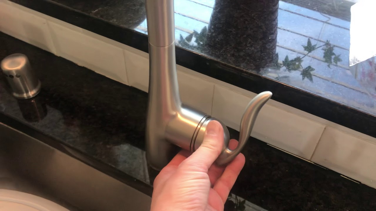 moen kitchen sink handle tighten